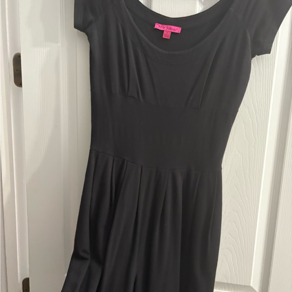 Black Fit and Flare Dress